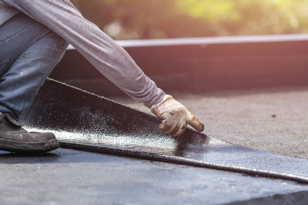 Professional Waterproofing technician working in Portageville, NY